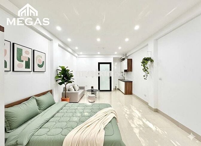 CHO THUÊ CĂN HỘ STUDIO MỚI BAN CÔNG CỬA SỔ NGAY HỌC VIỆN TÀI CHÍNH