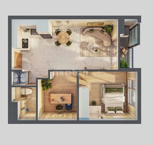 SỞ HỮU CĂN HỘ CAO CẤP FULL NỘI THẤT GIÁ CHỈ TỪ 186 TRIỆU/CĂN 