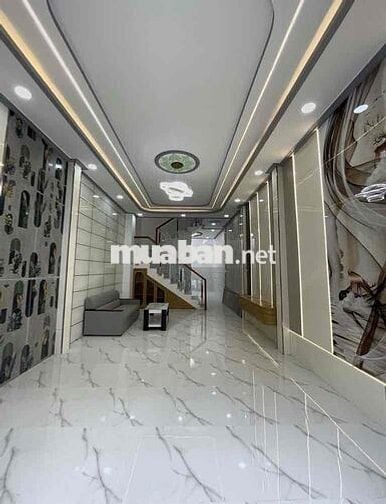 64m2-Ngay Ngã 4 Bốn Xã-2 Tầng-3 Phòng Ngủ-Hẻm Thông Thoáng