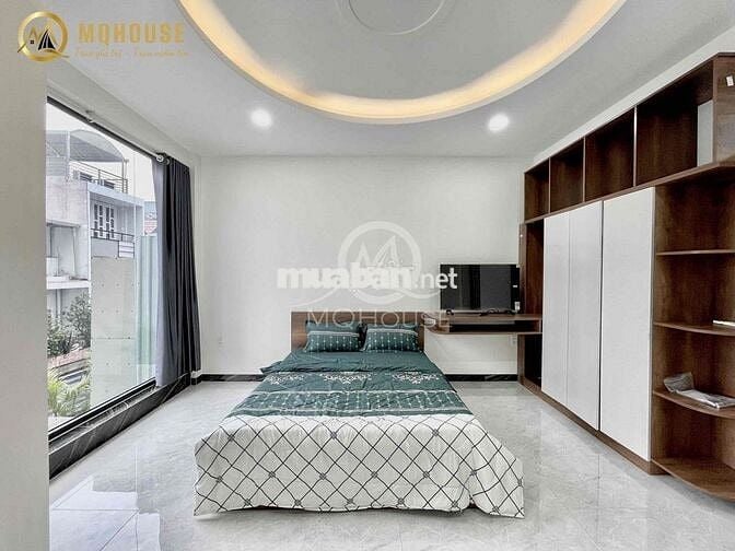 CHDV full nội thât 1pn ban công,cửa sổ máy giặt sát chợ Hoàng Hoa Thám