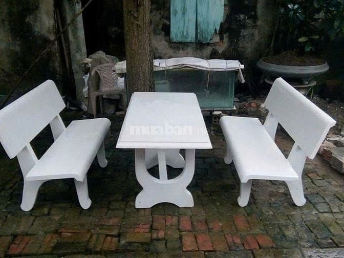 Bộ bàn ghế đá ngoài trời tại Thuận An