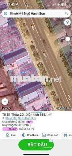 Lô MT BIỂN VÕ NGUYÊN GIÁP 156m2 _ CỰC ĐẸP _ XÂY KHÁCH SẠN CĂN HỘ