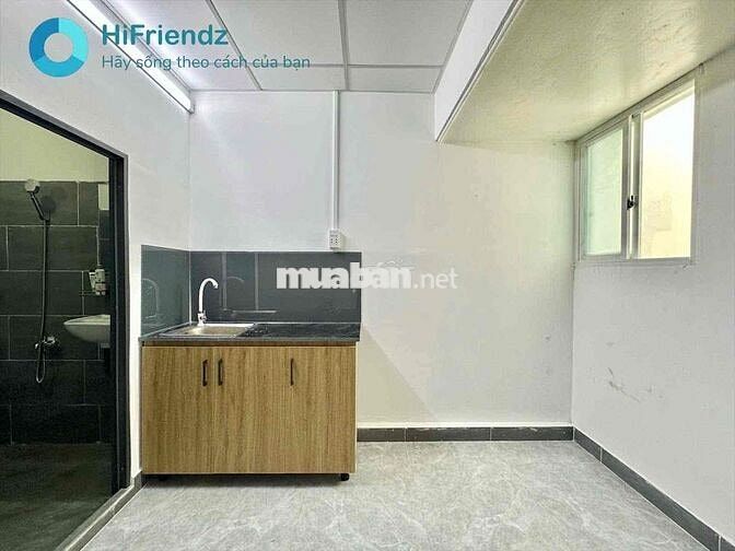 Cho thuê phòng trọ studio cửa sổ giếng trời ( dự án mới xây ở Gò Vấp)