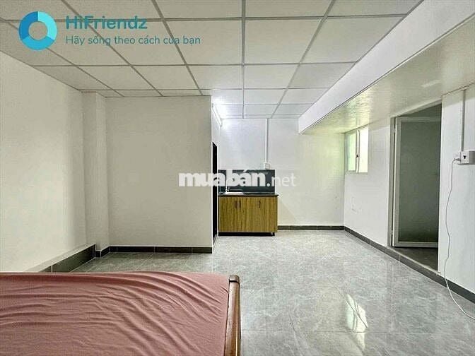 Cho thuê phòng trọ studio cửa sổ giếng trời ( dự án mới xây ở Gò Vấp)