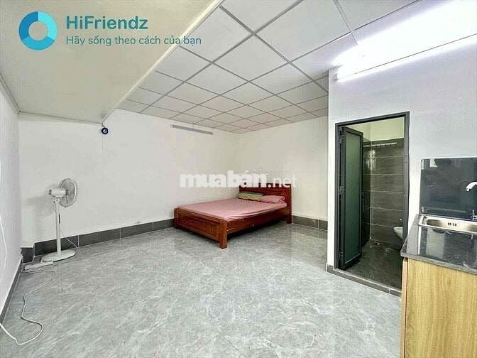 Cho thuê phòng trọ studio cửa sổ giếng trời ( dự án mới xây ở Gò Vấp)