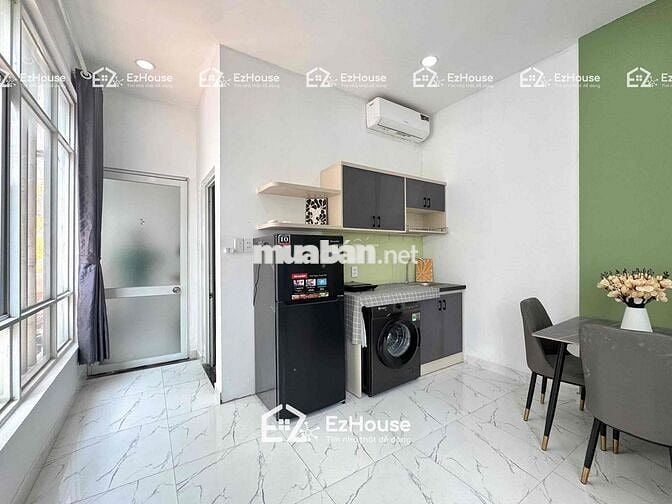 🏠Cho thuê1 phòng ngủ tách bếp cửa sổ trời Full nội thất ở CMT8 giá 8tr