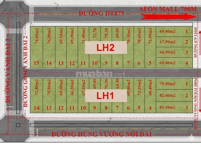 ĐẤT NỀN LONG HOÀ B – GIÁ F0, VỊ TRÍ VÀNG, CƠ HỘI TĂNG GIÁ MẠNH 