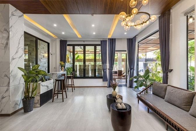 BÁN BIỆT THỰ HỒ BƠI – CẨM HÀ, HỘI AN – DIỆN TÍCH MẶT TIỀN HƠN 11M, NỘI