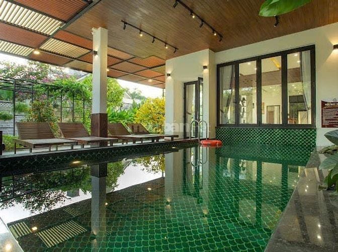 BÁN BIỆT THỰ HỒ BƠI – CẨM HÀ, HỘI AN – DIỆN TÍCH MẶT TIỀN HƠN 11M, NỘI