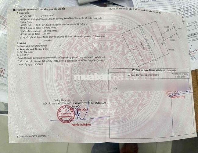 Mặt Tiền Đường Trần Thủ Độ(607). Vị trí vàng kinh doanh - buôn bán