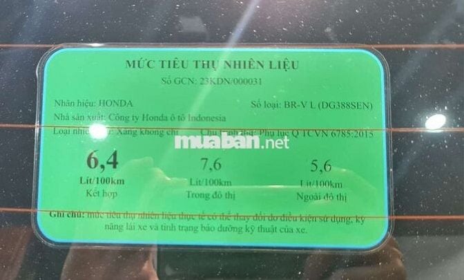 Honda BRV 2024 bản L, 1.5L, màu trắng,26.000 km