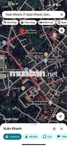 Bán lô góc 50m2 TT thị xã Sơn Tây Hà Nội chỉ 1tyxx