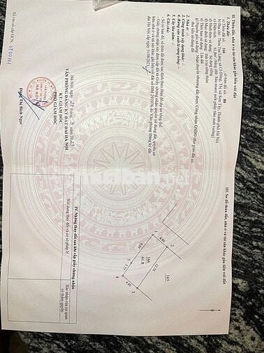 Rẻ nhất Hòa Lạc. Chủ cần bán gấp giá hời. 61,8m2 cách trục chính 10m.