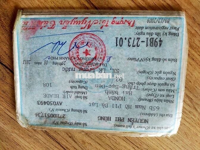 Honda Air Blade 2009 Trắng-Bạc-Đen