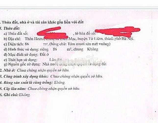 Cần bán đất mặt tiền kinh doanh