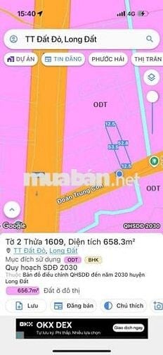 3 LÔ LIÊN KỀ MẶT TIỀN ĐƯỜNG ĐOÀN TRUNG CÒN - THỊ TRẤN ĐẤT ĐỎ