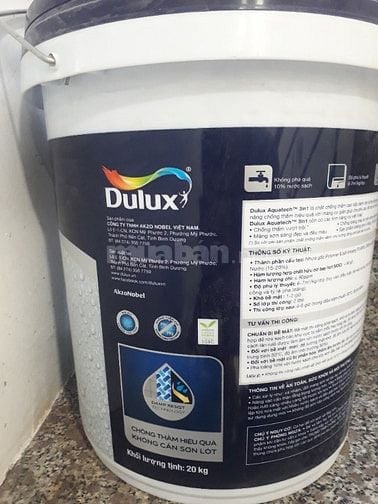 Thanh lý giá mềm lại 1 thùng sơn cao cấp DuLux chính hãng 