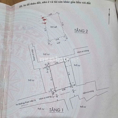 NHÀ BÙI ĐÌNH TÚY DT 4.5 X 7.3M XÂY 2 TẦNG - BÁN 5.78 TỶ