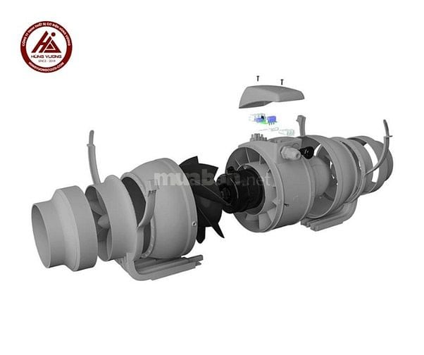 Quạt thông gió nối ống Era Pro TYPHOON 100 2SP – Hút/Đẩy mạnh, CO-CQ đ