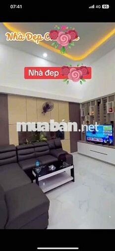 NHÀ ĐẸP. FULL NỘI THẤT. TRỆT LỬNG 3PN 2WC. ĐƯỜNG XE HƠI