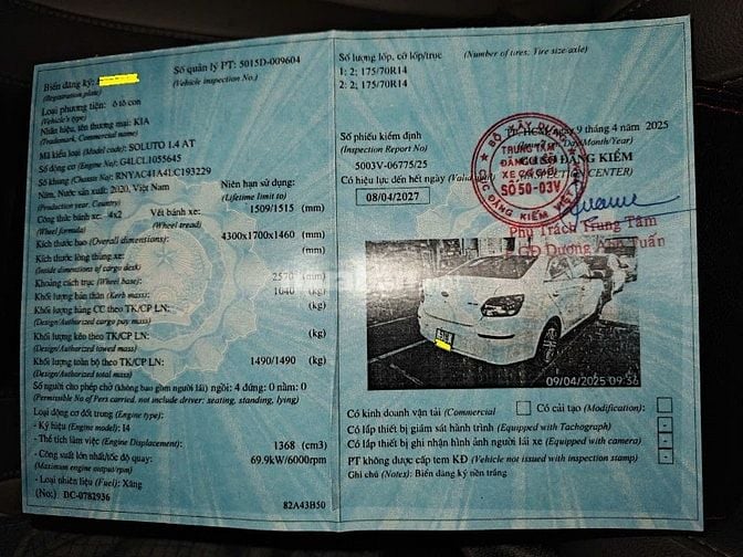 Chính chủ bán xe KIA Soluto AT - Deluxe