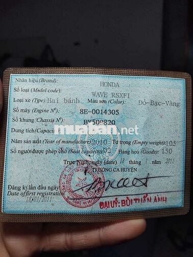 xe chính hãng honda đời mới có Fi.còn mới toanh