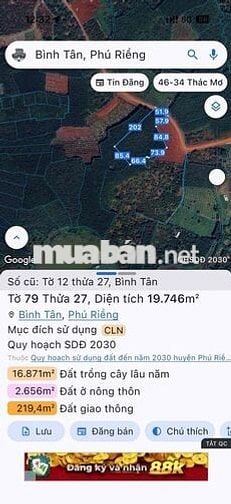 Cần bán 5,6 hecta, 100m mặt tiền. thích hợp làm nhà máy, kho xưởng