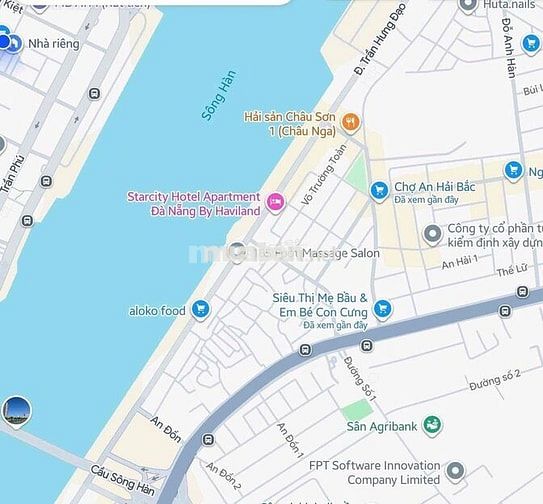 Nhà 3 tầng mặt tiền Ngô Quyền, diện tích đất 125m2 ( 5 x 25 vuông vức)