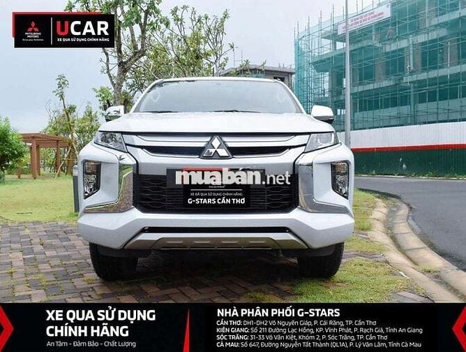 Mitsubishi Triton GLX 2022 Trắng 27.000 km