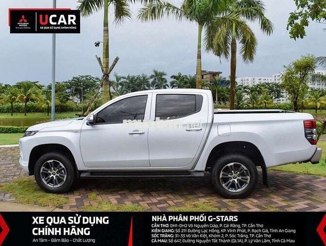 Mitsubishi Triton GLX 2022 Trắng 27.000 km
