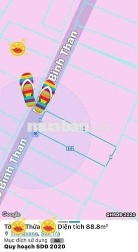 BÁN ĐẤT TẶNG NHÀ C4 DT LON -CÓ DÒNG TIỀN - BIỂN SƠN TRÀ - ĐN