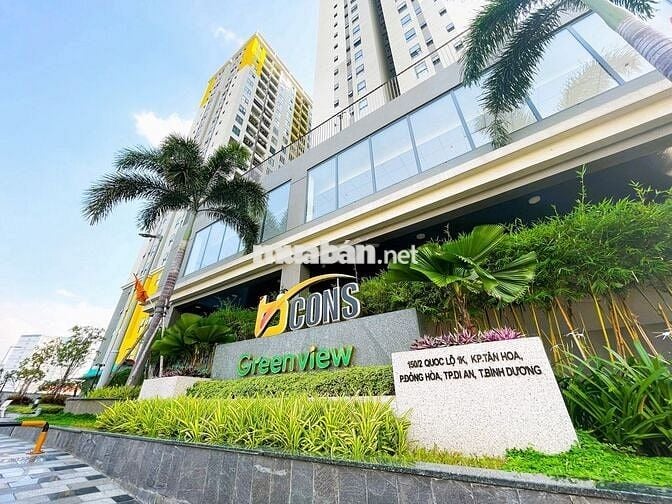 CẦN BÁN GẤP - BCONS GREEN VIEW - 2PN 2WC - VIEW THOÁNG ĐẸP