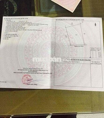 Chính chủ cần bán lô đất 7.000m , cách quốc lộ 1A 1,5km ,