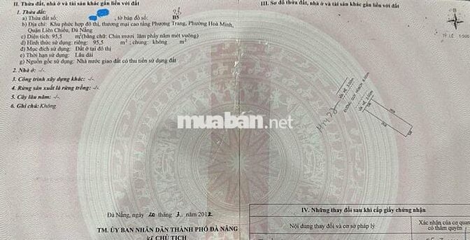 ĐẤT MẶT TIỀN HOÀ MINH 27 – SONG SONG NGUYỄN SINH SẮC – GẦN BIỂN