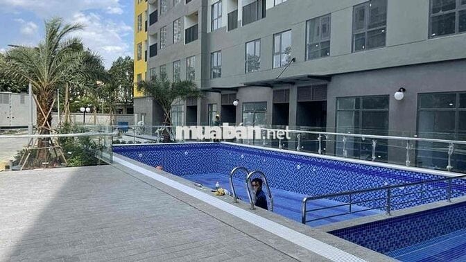 Chung cư Bcons Polygon. 2pn 2wc. Diện tích 54m2. Có màn kính bếp