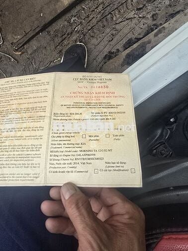 Kia Morning 2014 S 1.25 MT - 250 km