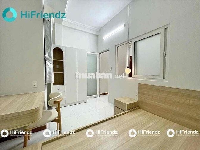 Khu Cv Gia Định - 1 Phòng Ngủ- Ban công- Full Nội Thất- Máy giặt Riêng