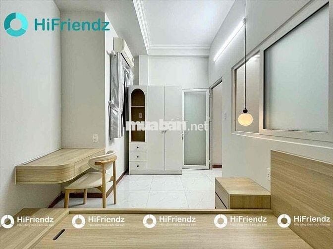 Khu Cv Gia Định - 1 Phòng Ngủ- Ban công- Full Nội Thất- Máy giặt Riêng