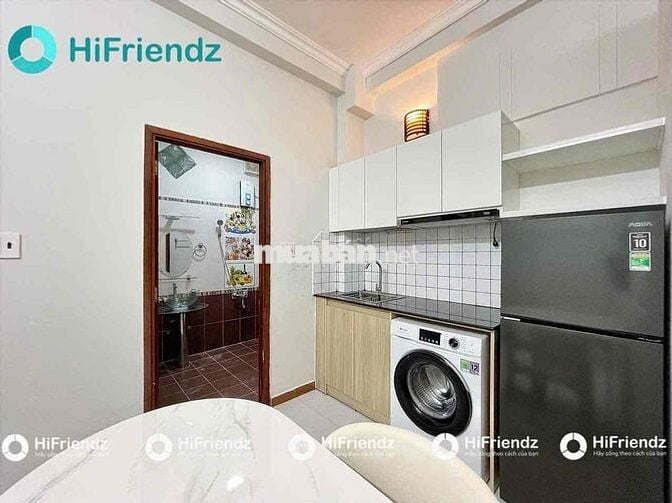 Khu Cv Gia Định - 1 Phòng Ngủ- Ban công- Full Nội Thất- Máy giặt Riêng