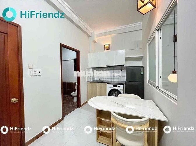 Khu Cv Gia Định - 1 Phòng Ngủ- Ban công- Full Nội Thất- Máy giặt Riêng