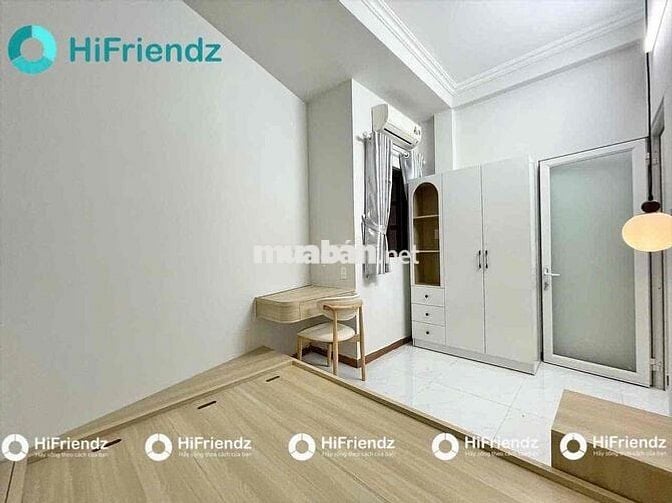 Khu Cv Gia Định - 1 Phòng Ngủ- Ban công- Full Nội Thất- Máy giặt Riêng