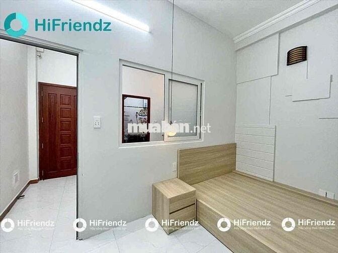 Khu Cv Gia Định - 1 Phòng Ngủ- Ban công- Full Nội Thất- Máy giặt Riêng