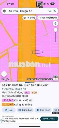 Mặt tiền DT743 An Phú Đoạn sung nhất