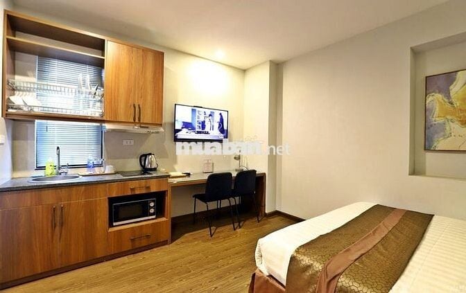Cho Thuê Căn Hộ Dịch Vụ Studio Cao Cấp 35m² Âu Cơ Tây Hồ Hà Nội