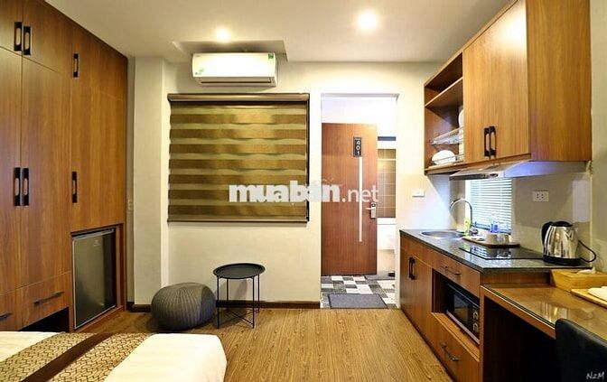 Cho Thuê Căn Hộ Dịch Vụ Studio Cao Cấp 35m² Âu Cơ Tây Hồ Hà Nội