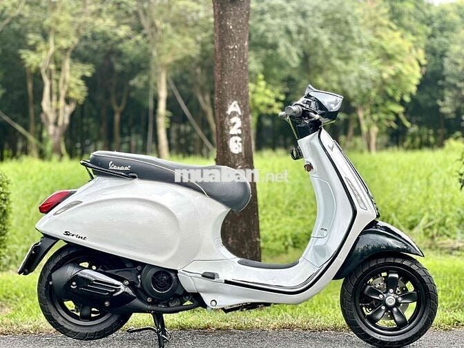 ✅✅VESPA 125cc. TRẮNG ĐEN SPOSTY.SIÊU KENG
