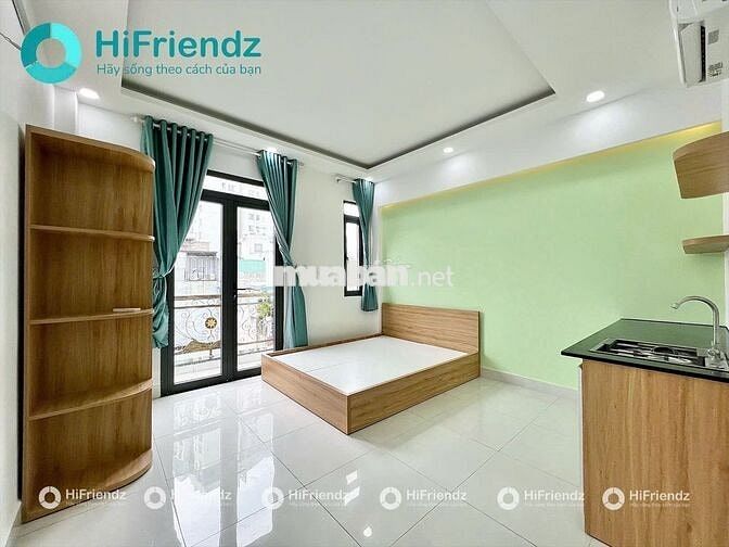 CHO THUÊ CHDV - STUDIO BAN CÔNG FULL NỘI THẤT MỚI XÂY Ở PHẠM VĂN CHIÊU