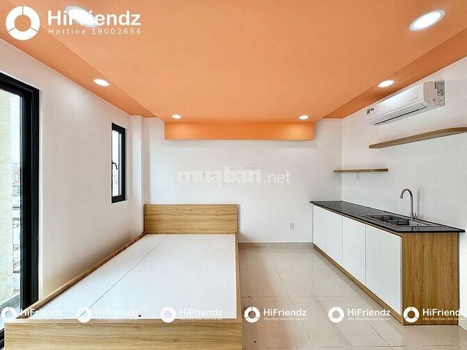 CHO THUÊ CHDV - STUDIO BAN CÔNG FULL NỘI THẤT MỚI XÂY Ở PHẠM VĂN CHIÊU