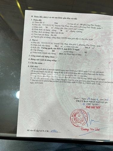 Bán nhà 3 lầu đẹp phú thuận quận 7 củ nam long phú thuận giá 7,950ty