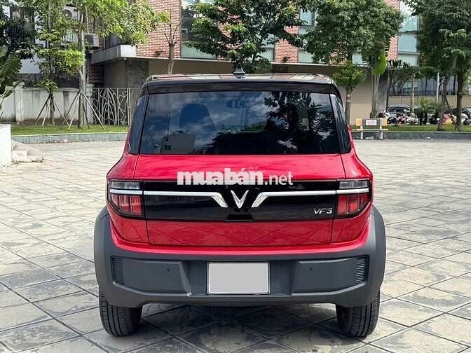 VinFast VF3 Thuê Pin 2024 Màu Đỏ
